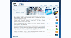 Desktop Screenshot of hardikdyechem.com